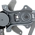 Front, Driver and Passenger Side Window Regulators, Power