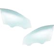 Front, Driver and Passenger Side Door Glasses, Green Tint, 4-Door, Sedan, Replaces NAGS No. FD23290GTN, FD23291GTN