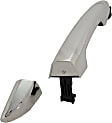 Rear, Driver and Passenger Side Chrome Exterior Door Handle, Without Key Hole