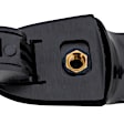 2009 Hyundai Accent - Rear, Driver and Passenger Side Smooth Black Exterior Door Handle, Without Key Hole