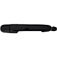 2009 Hyundai Accent - Rear, Driver and Passenger Side Smooth Black Exterior Door Handle, Without Key Hole