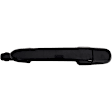 2009 Hyundai Accent - Rear, Driver and Passenger Side Smooth Black Exterior Door Handle, Without Key Hole