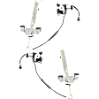2003-2009 Hummer H2 - Rear, Driver and Passenger Side Window Regulator, Power, Base Model