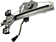 Rear, Driver and Passenger Side Power Window Regulator, With Motor