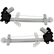 Rear, Driver and Passenger Side Power Window Regulator, With Motor