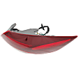 Passenger Side, Inner and Outer Halogen Tail Light, With bulb(s), OE Replacement