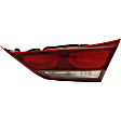 Driver and Passenger Side, Inner and Outer Halogen Tail Light, With bulb(s), OE Replacement