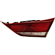 Passenger Side, Inner and Outer Halogen/LED Combo Tail Light, With bulb(s), OE Replacement