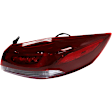 Driver and Passenger Side, Inner and Outer Tail Lights, with Bulbs, Inner - Halogen, Outer - LED, Korea Built Vehicle