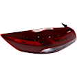 Driver and Passenger Side, Inner and Outer Tail Lights, with Bulbs, Inner - Halogen, Outer - LED, Korea Built Vehicle