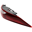 Driver and Passenger Side, Inner and Outer Tail Lights, with Bulbs, Inner - Halogen, Outer - LED, Korea Built Vehicle