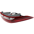Driver and Passenger Side, Inner and Outer Tail Lights, with Bulbs, Inner - Halogen, Outer - LED, Korea Built Vehicle