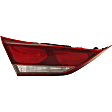 Driver and Passenger Side, Inner and Outer Tail Lights, with Bulbs, Inner - Halogen, Outer - LED, Korea Built Vehicle