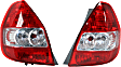 Driver and Passenger Side Halogen Tail Light, With bulb(s), OE Replacement
