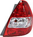Driver and Passenger Side Halogen Tail Light, With bulb(s), OE Replacement