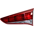 Passenger Side, Inner and Outer Halogen/LED Combo Tail Light, With bulb(s), OE Replacement