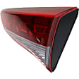 Passenger Side, Inner and Outer Halogen/LED Combo Tail Light, With bulb(s), OE Replacement