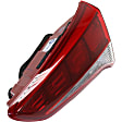 Passenger Side, Inner and Outer Halogen/LED Combo Tail Light, With bulb(s), OE Replacement