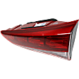 Passenger Side, Inner and Outer Halogen/LED Combo Tail Light, With bulb(s), OE Replacement