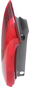 Driver and Passenger Side, Upper Halogen Tail Light, With bulb(s), OE Replacement