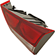 Passenger Side, Inner and Outer Halogen Tail Light, With bulb(s), OE Replacement
