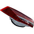 Passenger Side, Inner and Outer Halogen/LED Combo Tail Light, With bulb(s), OE Replacement