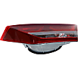 Passenger Side, Inner and Outer Halogen/LED Combo Tail Light, With bulb(s), OE Replacement