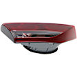 Driver Side, Inner And Outer Halogen/LED Combo Tail Light, With bulb(s), OE Replacement