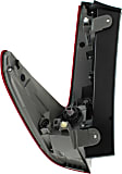 Driver and Passenger Side, Outer Tail Lights, with Bulbs, Halogen, Mounts on Body, North America Built Vehicle, CAPA Certified