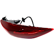 Passenger Side, Inner and Outer LED Tail Light, With bulb(s), OE Replacement