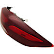 Passenger Side, Inner and Outer Halogen/LED Combo Tail Light, With bulb(s), OE Replacement