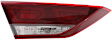 2018 Hyundai Elantra - Driver and Passenger Side, Inner LED Tail Light, With bulb(s), Mounts Luggage Lid, OE Replacement