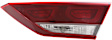 2018 Hyundai Elantra - Driver and Passenger Side, Inner LED Tail Light, With bulb(s), Mounts Luggage Lid, OE Replacement