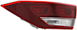 2018 Hyundai Elantra - Driver and Passenger Side, Inner LED Tail Light, With bulb(s), Mounts Luggage Lid, OE Replacement