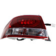 Driver and Passenger Side, Inner and Outer LED Tail Light, With bulb(s), OE Replacement