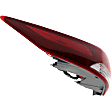 Driver and Passenger Side, Inner and Outer LED Tail Light, With bulb(s), OE Replacement