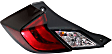Driver and Passenger Side Tail Lights, with Bulbs, Halogen, Coupe