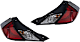 2019 Honda Civic - Driver and Passenger Side Halogen Tail Light, With bulb(s), OE Replacement, Coupe, CAPA Certified