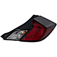 2019 Honda Civic - Driver and Passenger Side Halogen Tail Light, With bulb(s), OE Replacement, Coupe, CAPA Certified