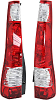 Driver and Passenger Side Tail Lights, without Bulb, Halogen, UK Built Vehicle