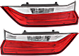Driver and Passenger Side, Inner Tail Lights, with Bulbs, LED, Mounts on Liftgate