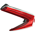 Driver Side, Inner And Outer Halogen/LED Combo Tail Light, With bulb(s), OE Replacement