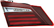 Passenger Side, Inner and Outer Tail Lights, with Bulbs, Halogen, Mounts On Body and Luggage Lid, CAPA CERTIFIED