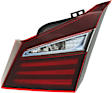 Passenger Side, Inner and Outer Tail Lights, with Bulbs, Halogen, Mounts On Body and Luggage Lid, CAPA CERTIFIED