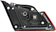 Passenger Side, Inner and Outer Tail Lights, with Bulbs, Halogen, Mounts On Body and Luggage Lid, CAPA CERTIFIED