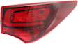 Driver and Passenger Side, Outer Tail Lights, with Bulbs, Halogen, Mounts on Body