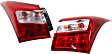 2015 Hyundai Elantra GT - Driver and Passenger Side, Outer Halogen Tail Light, With bulb(s), Mounts on Body, OE Replacement