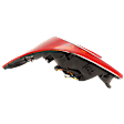 Driver Side, Outer and Inner Halogen/LED Combo Tail Light, With bulb(s), OE Replacement