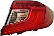 Driver and Passenger Side, Inner and Outer Halogen/LED Combo Tail Light, With bulb(s), OE Replacement