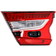 Driver and Passenger Side, Inner Halogen Tail Light, With bulb(s), OE Replacement, CAPA Certified